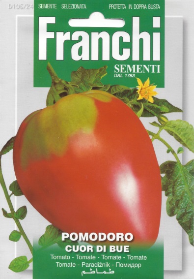 Vleestomaat Ossenhart (Solanum lycopersicum) 475 zaden FR